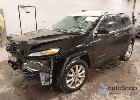 2016 Jeep Cherokee Limited z USA, uszkodzony, nr VIN 1C4PJMDB6GW294428